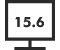 屏幕尺寸15.6英寸，多点触控